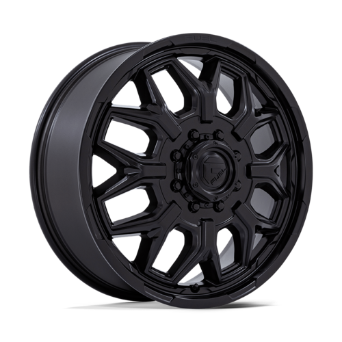 Fuel 1PC D871 Flux Dually 20x8.25 Blackout Wheel with 8x200 Bolt Pattern and +104 Offset