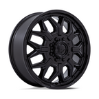 Fuel 1PC D871 Flux Dually 20x8.25 Blackout Wheel with 8x165.1 Bolt Pattern and +104 Offset