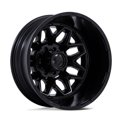 Fuel 1PC D871 FLUX Dually 22-Inch Blackout Wheel - 8.25-Inch Width, 8X200 Bolt Pattern, -227 Offset