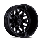 Fuel 1PC D871 Flux Dually 22x8.25 Blackout Wheels with 8x165.1 Bolt Pattern and -227 Offset