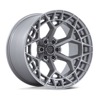 Fuel 1PC FC873 Charger 17x9 Silver Platinum Wheel with -12 Offset and 5x127 Bolt Pattern