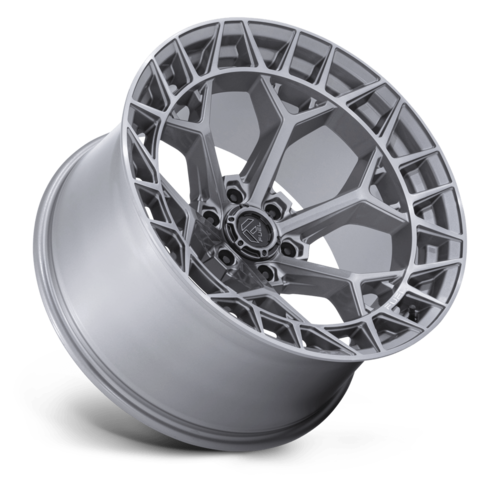 Fuel 1PC FC873 Charger 17x9 Platinum Gray Wheel with 5x127 Bolt Pattern and 71.50 Center Bore