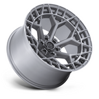 Fuel 1PC FC873 Charger 17x9 Platinum Gray Wheel with 5x127 Bolt Pattern and 71.50 Center Bore