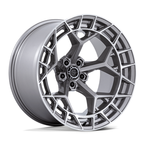 Fuel 1PC FC873 Charger 20x10 -18 Platinum Gray Wheel with 5x127 Bolt Pattern and 71.5mm Center Bore