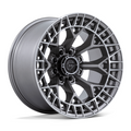 Fuel 1PC FC873 Charger 20x10-inch Platinum Gray Wheel with -18 Offset and 8x165.1 Bolt Pattern