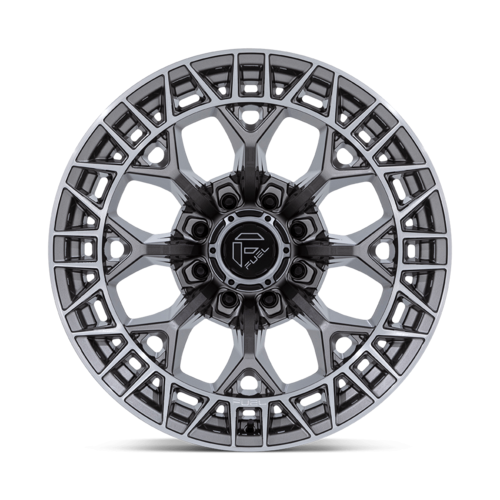 Fuel 1PC FC873 Charger 20x10-Inch Platinum Gray Wheel with -18 Offset and 8x180 Bolt Pattern
