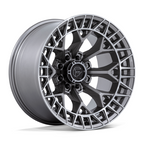 Fuel 1PC FC873 Charger 22x12 Platinum Gray Off-Road Wheel with 8x165.1 Bolt Pattern and -44 Offset