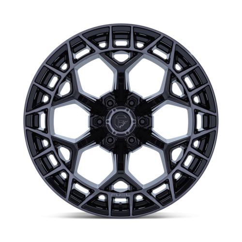 Fuel 1PC FC873 Charger 17x9 Inch Gloss Black with Brushed Dark Tint Wheel for 5x127 Bolt Pattern