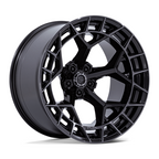 Fuel 1PC FC873 Charger 20x10 Gloss Black with Brushed Dark Tint Wheel