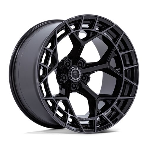 Fuel 1PC FC873 Charger 22x12 Gloss Black with Brushed Dark Tint Wheel - 5x127 Bolt Pattern, -44 Offset, 71.50 Center Bore