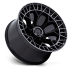 Fuel 1PC Charger 20x10 Wheel with Gloss Black Brushed Dark Tint Finish, 8x170 Bolt Pattern, -18 Offset, 125.10 Center Bore
