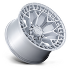 Fuel 1PC FC873 Charger 20x10 Inch Wheel - Gloss Silver with Machined Face, 8x165.1 Bolt Pattern, -18 Offset, 125.10 Center Bore