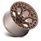 Fuel 1PC FC873 Charger 17x9 Bronze Platinum Finish with -12 Offset and 5x127 Bolt Pattern