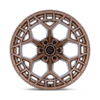 Fuel 1PC FC873 Charger 17x9 Bronze Platinum Finish with -12 Offset and 5x127 Bolt Pattern