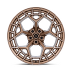 Fuel 1PC FC873 Charger 22x12 Platinum Bronze Wheel with 5x127 Bolt Pattern and -44 Offset