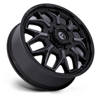 Fuel 1PC D875 Flux Dually 20x8.25 Inch Gloss Black Brushed Face Wheel with Gray Tint and 8x165.1 Bolt Pattern
