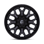 Fuel 1PC D875 Flux Dually 20x8.25 Inch Gloss Black Brush Finish with Gray Tint