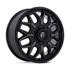 Fuel 1PC D875 Flux Dually 20x8.25 Wheel in Gloss Black Brushed Finish with Gray Tint