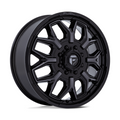 Fuel 1PC D875 Flux Dually 22x8.25 Inch Gloss Black Brush Finish Wheels with 8x170 Bolt Pattern and +104 Offset
