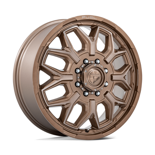 Fuel 1PC D876 Flux Dually 22x8.25 Alloy Wheel in Platinum Bronze Finish with 8x210 Bolt Pattern and +104 Offset