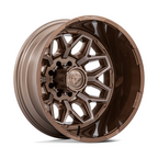 Fuel 1PC D876 Flux Dually 22x8.25 Bronze Alloy Wheel with 8x210 Bolt Pattern