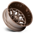 Fuel 1PC D876 Flux Dually 20x8.25 Platinum Bronze Alloy Wheel with 8x165.1 Bolt Pattern
