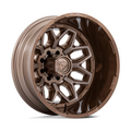 Fuel 1PC D876 Flux Dually 22x8.25 Platinum Bronze Wheel with 8x165.1 Bolt Pattern and -227 Offset