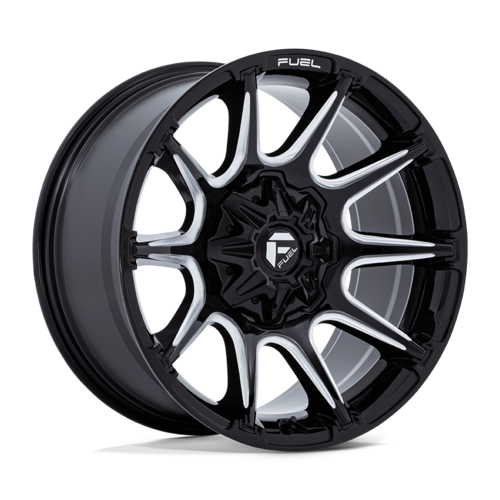 Fuel 1PC FC880 SUPER C 22x10 Gloss Black Milled Wheels with 6x135/6x139.7 Bolt Pattern and -18 Offset