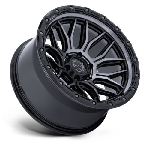 Fuel 1PC FC881 Surge 20x10 Inch Gloss Black Machined Wheel with Gray Tint Finish and 6x135 Bolt Pattern