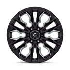 Fuel 1PC D803 Flame 20x9 Gloss Black Milled Wheel with 6x135 Bolt Pattern and 87.10mm Center Bore
