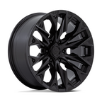 Fuel 1PC D804 Flame 20x9 Blackout Off-Road Wheel with 6x139.7 Bolt Pattern and +1 Offset