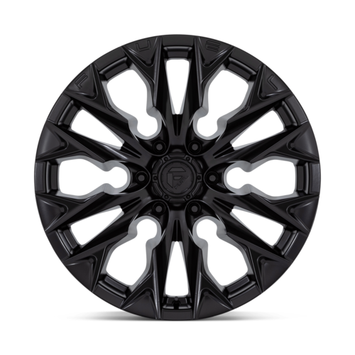 Fuel 1PC D804 Flame 20x9 Blackout Off-Road Wheel with 6x139.7 Bolt Pattern and +1 Offset