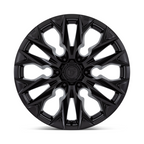 Fuel 1PC D804 Flame 20x9 Blackout Off-Road Wheel with 6x139.7 Bolt Pattern and +1 Offset