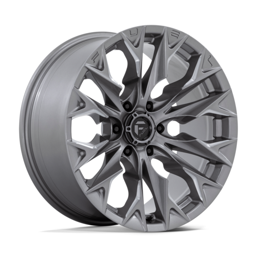 Fuel 1PC D806 Flame 20x9 Silver Platinum Wheel with 6x135 Bolt Pattern and 87.10 Center Bore