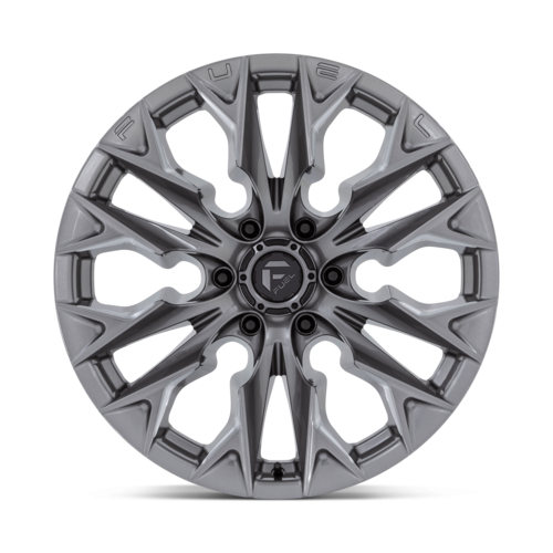 Fuel 1PC D806 Flame 20x9 Silver Platinum Wheel with 6x135 Bolt Pattern and 87.10 Center Bore