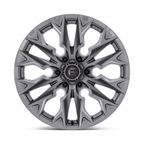Fuel 1PC D806 Flame 20x9 Silver Platinum Wheel with 6x135 Bolt Pattern and 87.10 Center Bore