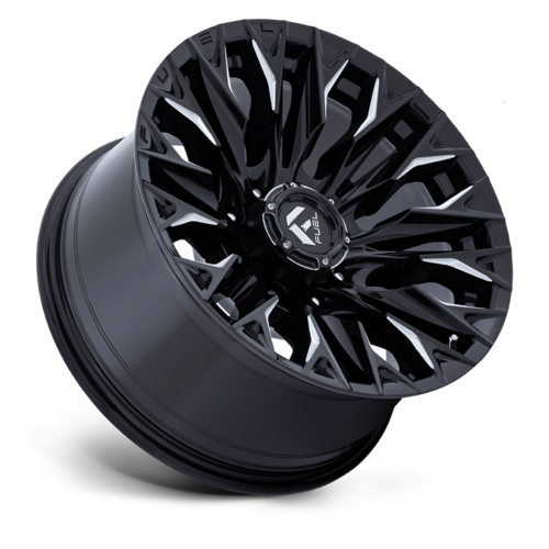 Fuel 1PC D803 Flame 20x9 Gloss Black Milled Wheel with 8x170 Bolt Pattern