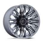 Fuel 1PC D806 Flame 20x9 Silver Platinum Wheel with 8x170 Bolt Pattern and +1 Offset