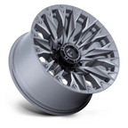 Fuel 1PC D806 Flame 20x9 Silver Platinum Wheel with 8x170 Bolt Pattern and +1 Offset