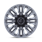 Fuel 1PC D806 Flame 20x9 Silver Platinum Wheel with 8x170 Bolt Pattern and +1 Offset