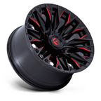 Fuel 1PC D823 FLAME 20x9 Gloss Black Milled with Candy Red Wheel