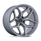 Fuel 1PC FLUX 17x9 Silver Platinum Wheel with 5x127 Bolt Pattern and -12 Offset