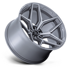Fuel 1PC FLUX 17x9 Silver Platinum Wheel with 5x127 Bolt Pattern and -12 Offset
