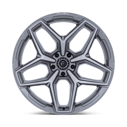 Fuel 1PC FLUX 17x9 Silver Platinum Wheel with 5x127 Bolt Pattern and -12 Offset