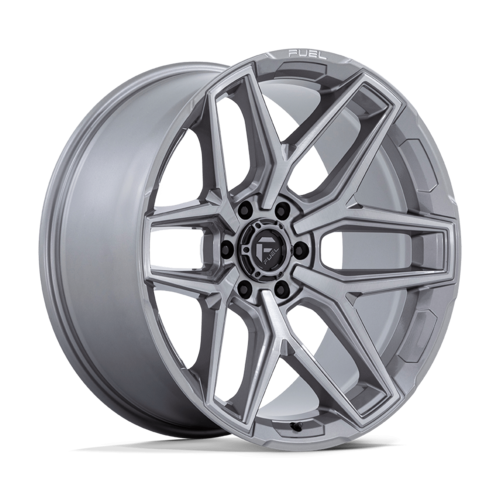 Fuel 1PC FLUX 18x9 Silver Platinum Wheel with 6x135 Bolt Pattern and +20 Offset