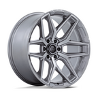 Fuel 1PC Flux 22x12 Wheel - Silver Platinum Finish with 6x135 Bolt Pattern and -44 Offset