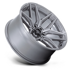Fuel 1PC Flux 20x9 Silver Platinum Wheel with 6x135 Bolt Pattern and +20 Offset