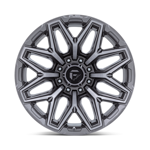 Fuel 1PC Flux 20x10 Inch Wheel with -18 Offset and 8x170 Bolt Pattern in Platinum Finish