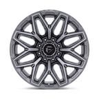 Fuel 1PC Flux 20x10 Inch Wheel with -18 Offset and 8x170 Bolt Pattern in Platinum Finish