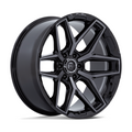 Fuel 1PC FLUX 24x10 Wheel with Gloss Black Brush Finish and 6x135 Bolt Pattern